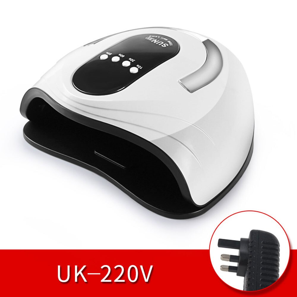 Sun S9-lámpara UV LED para secar esmalte, de uñas en Gel, para manicura, Reino Unido, EE. UU., con pantalla LCD: UK Plug