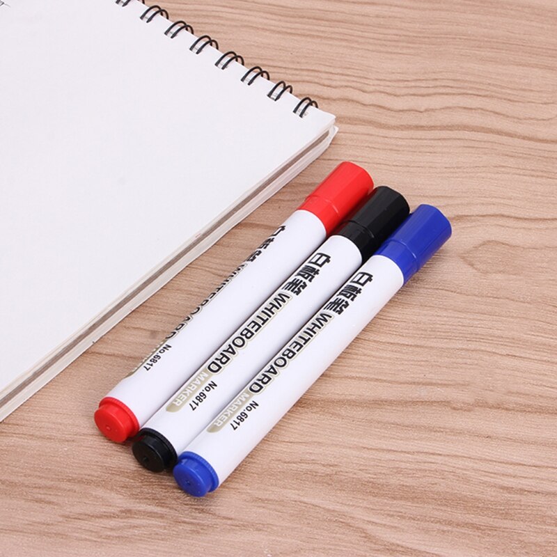 1 pc tusj 3 farger som kan tørkes av flytende kritt glass vindu tusj penn butikk bil dekorasjonsverktøy