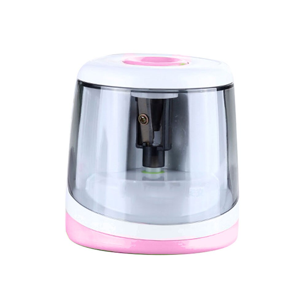 Multifunctionele Leerling Puntenslijper Elektrische Puntenslijper Kind Automatische Automatische Puntenslijper: Roze