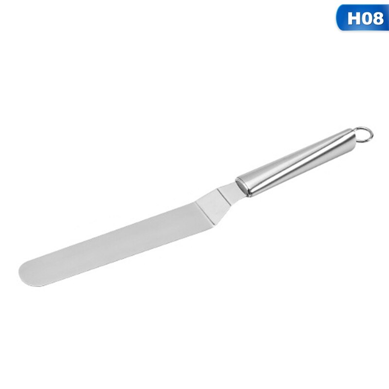 Stainless Steel Baking and Pastry Tools Portable Cream Spatula Cake Butter Kitchen Gadget Cake Decorating Tool: KN9609H08