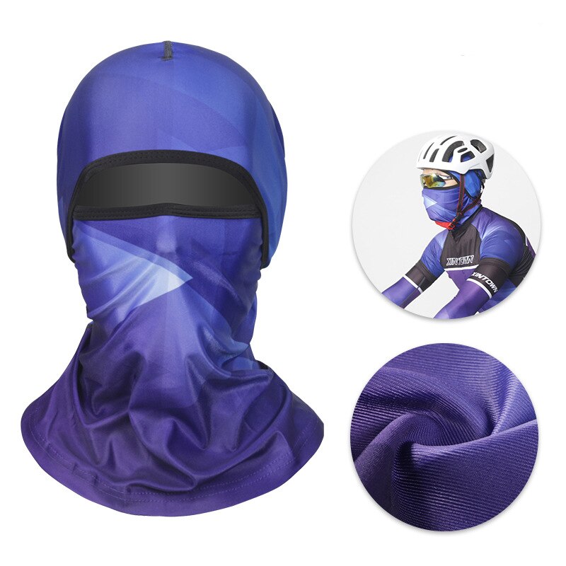 Hijab Verbazingwekkende Magische Sjaal Riding Hood Masker Cs Hoofddeksels Bike Sjaal Gezichtsmasker: Paars