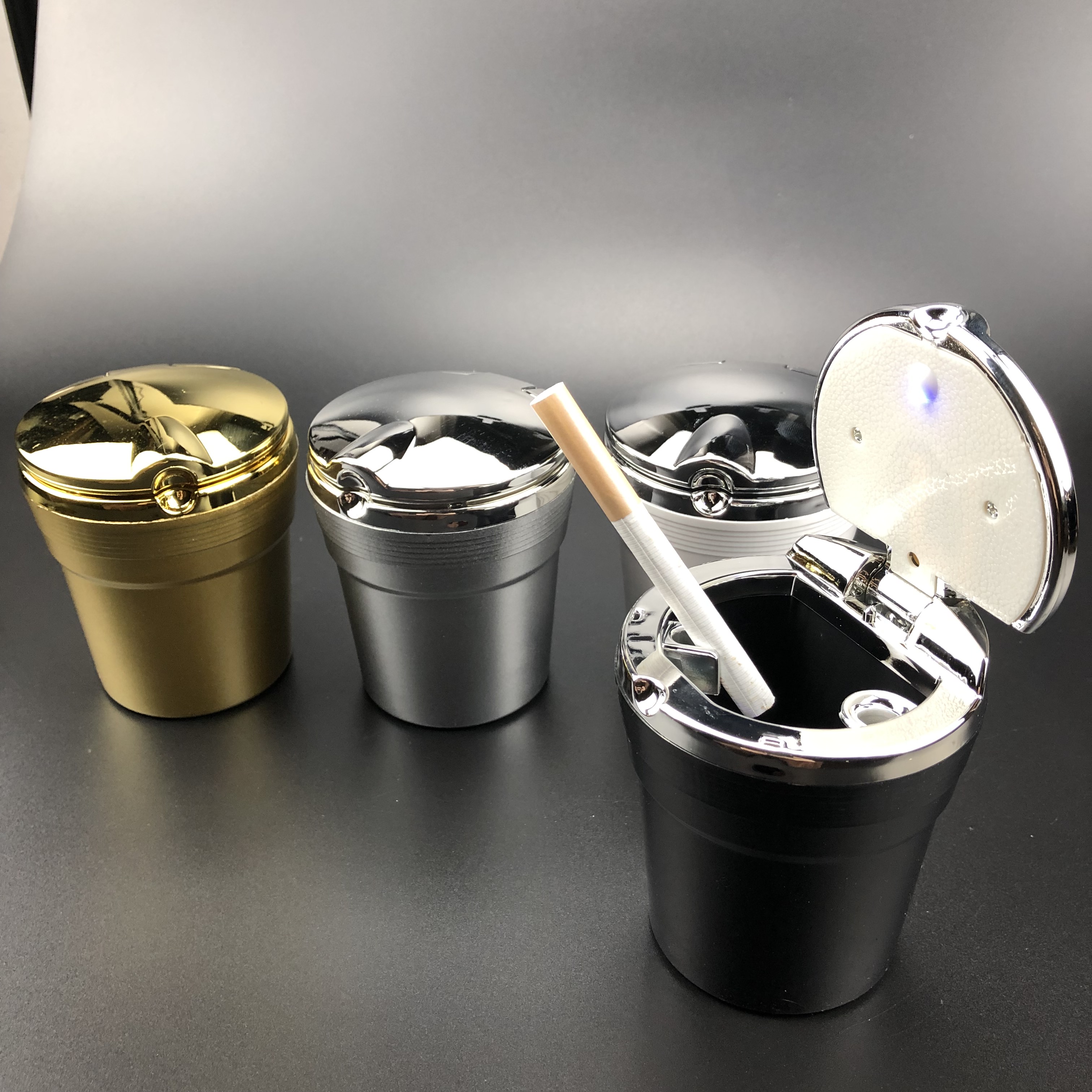 Auto Asbak met LED Blauw Licht Voor Hyundai Genesis G70 G80 G90 Equus Creta KONA Enduro Intrado NEXO PALISSADE HDC-2 grootmeester