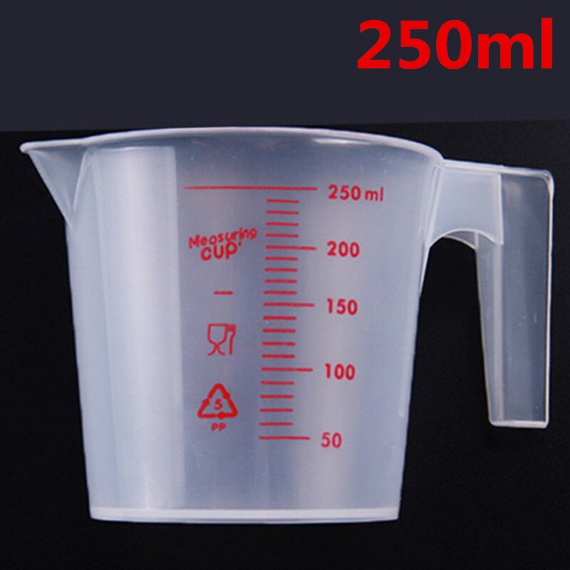 Plastic Maatbeker Gereedschap Meetinstrumenten Voor Bakken Suiker Koffie Keuken Gereedschap 250Ml