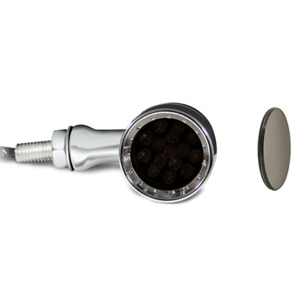 Voor harley chopper richtingaanwijzers chroom motorfiets led richtingaanwijzers betrouwbaar top: Rook