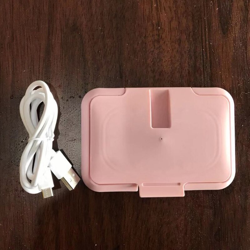 USB Tragbare Baby-feuchttücher Heizung Thermische Warmen Nassen Handtuch Spender Serviette Heizung Kasten Hause Auto Mini Gewebe Papier Wärmer