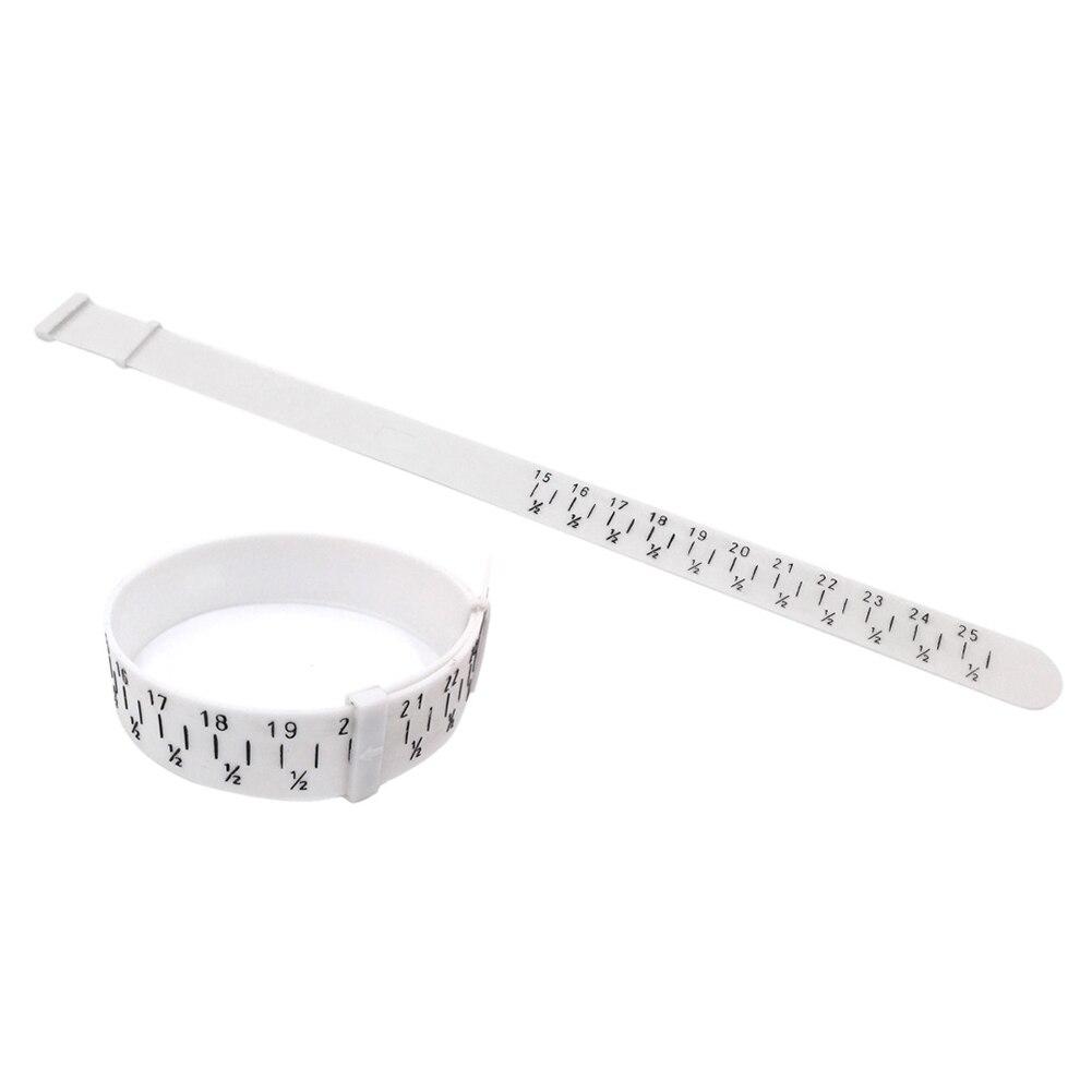 Precise Craft Compact Standard Jewelry Making Circle Shape Gauging Wrist Measuring Tool Portable Bracelet Ruler Hand Work