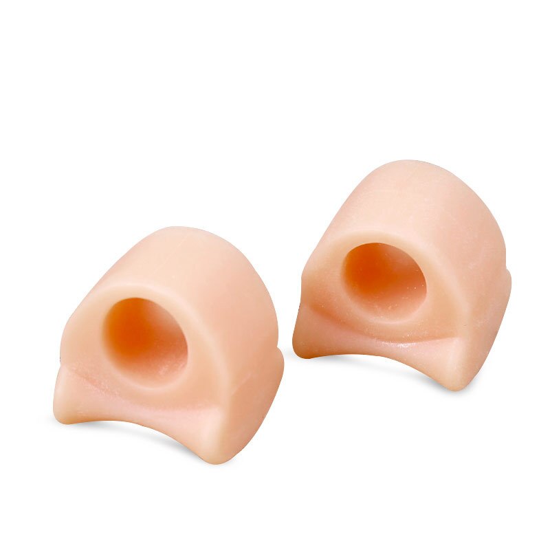 Separador de dedos dos pés para 20 peças = 10 pares, almofada de correção do espaçador de silicone, protetor ortopédico de joanete para cuidados com os pés e pedicure