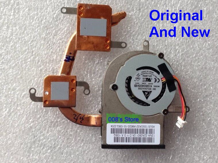 Ventilador de CPU/disipador de calor para ASUS Eee PC 1015T 1015 1015B 1015PN 1015P 13GOA321AM020 13NA-32A0801 KSB0405HB AE72,: Fan heatsink 1