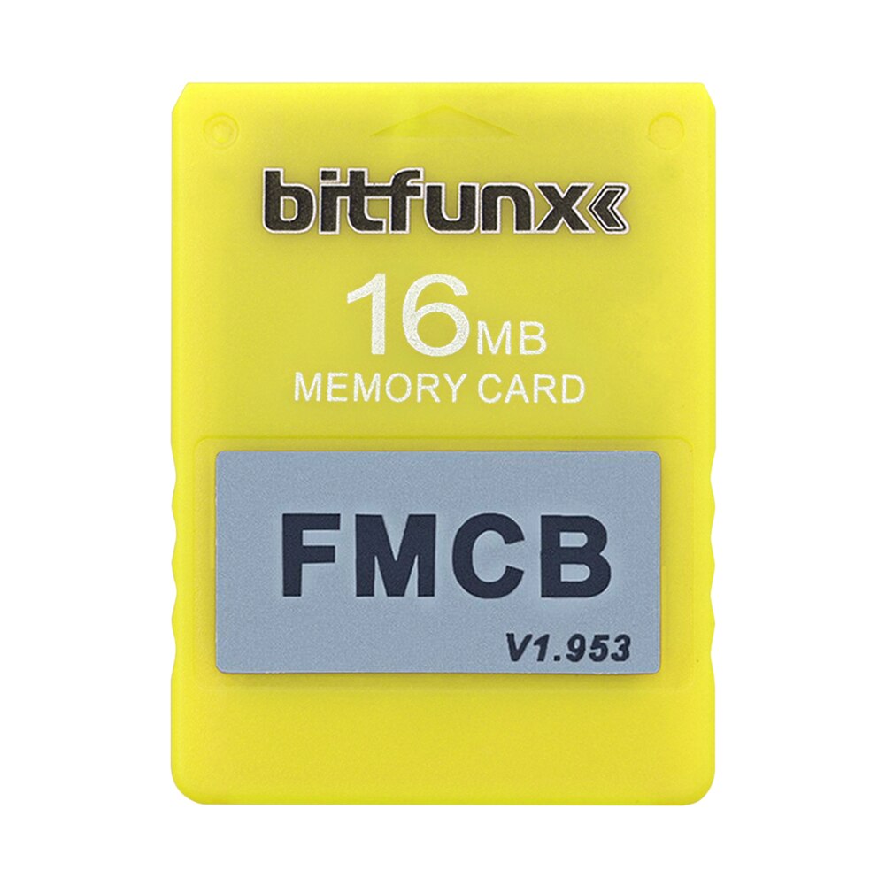 Memory Card Game Consolas Accessories Game Memory Card for Sony PS2 Playstation 2 FMCB McBoot Free MC Boot v1.953: Yellow 16MB