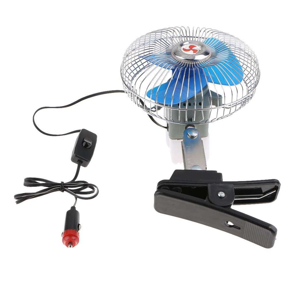 12v kojelautaa värähtelevä ajoneuvo auto pakettiauto kuorma-auto koti clip-on-tuuletin
