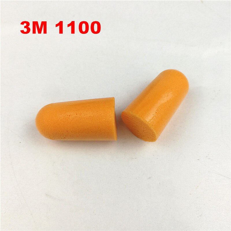 30pairs/lot 3M 1100 Disposable EarPlug Foam Noise Reducer