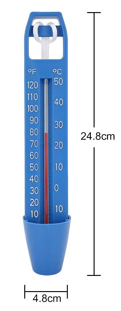 Flytande Pooltermometer - ABS Hållbar Vattentemperaturmätare för SPA och Badkar: Stor