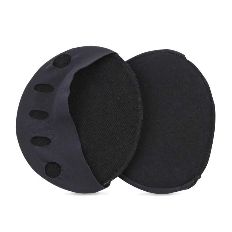 Vijf Tenen Voorvoet Pads Voor Vrouwen Hoge Hakken Half Inlegzolen Eelt Likdoorns Voet Pijn Zorg Absorbeert Schokken Sokken Teen Pad inserts: Black