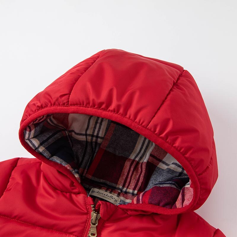 DBS19542 dave bella Winter Baby unisex Karikatur mit kapuze gepolsterten Mantel freundlicher freundlicher mädchen jungen Spitzen Kleinkind kleinkind oberbekleidung