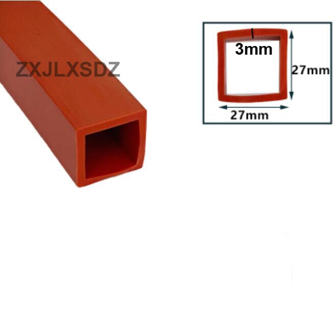 Silicone square tube sleeve high temperature resistant package profile hollow square tube silicone square sealing strip: Type 11