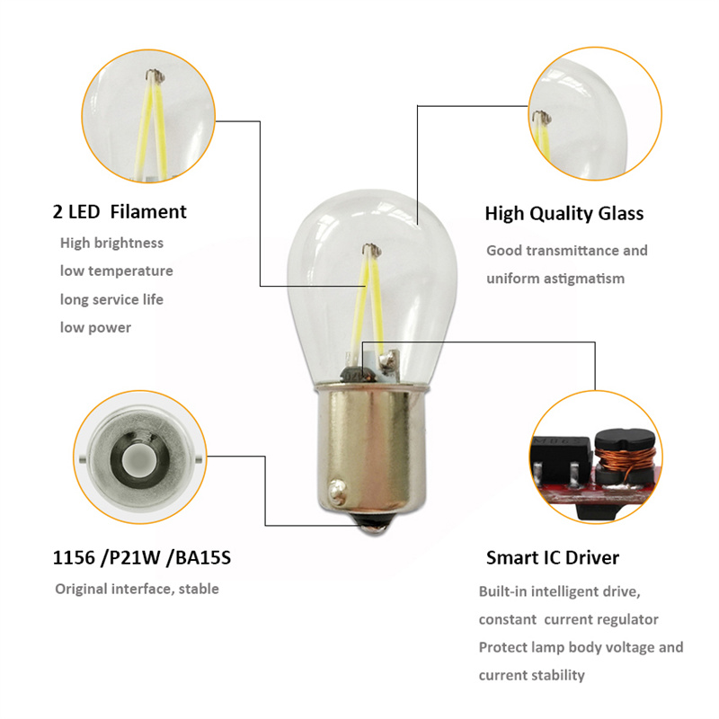 1 Uds 1157 BAY15D bombilla de luces de freno led superbrillante p21/5w bombillas led para coche fuente de luz automática amarillo rojo blanco 12v
