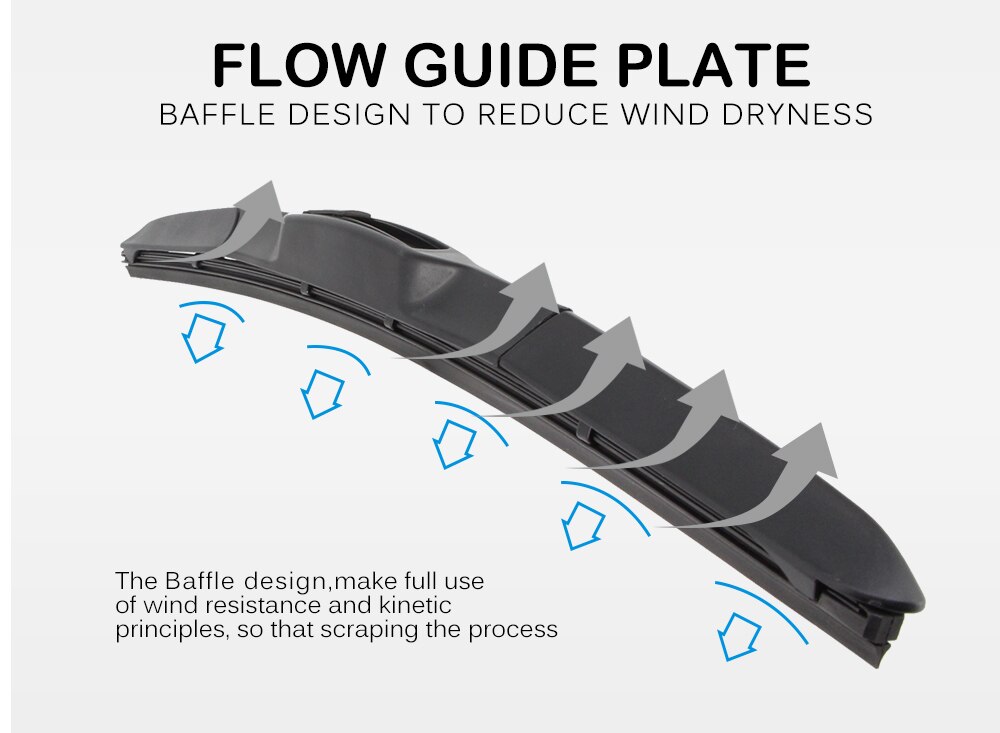 Car Wiper Blade Window Windscreen Windshield Wipers Blades Push Button Auto Accessories For KIA Venga 26"+14"