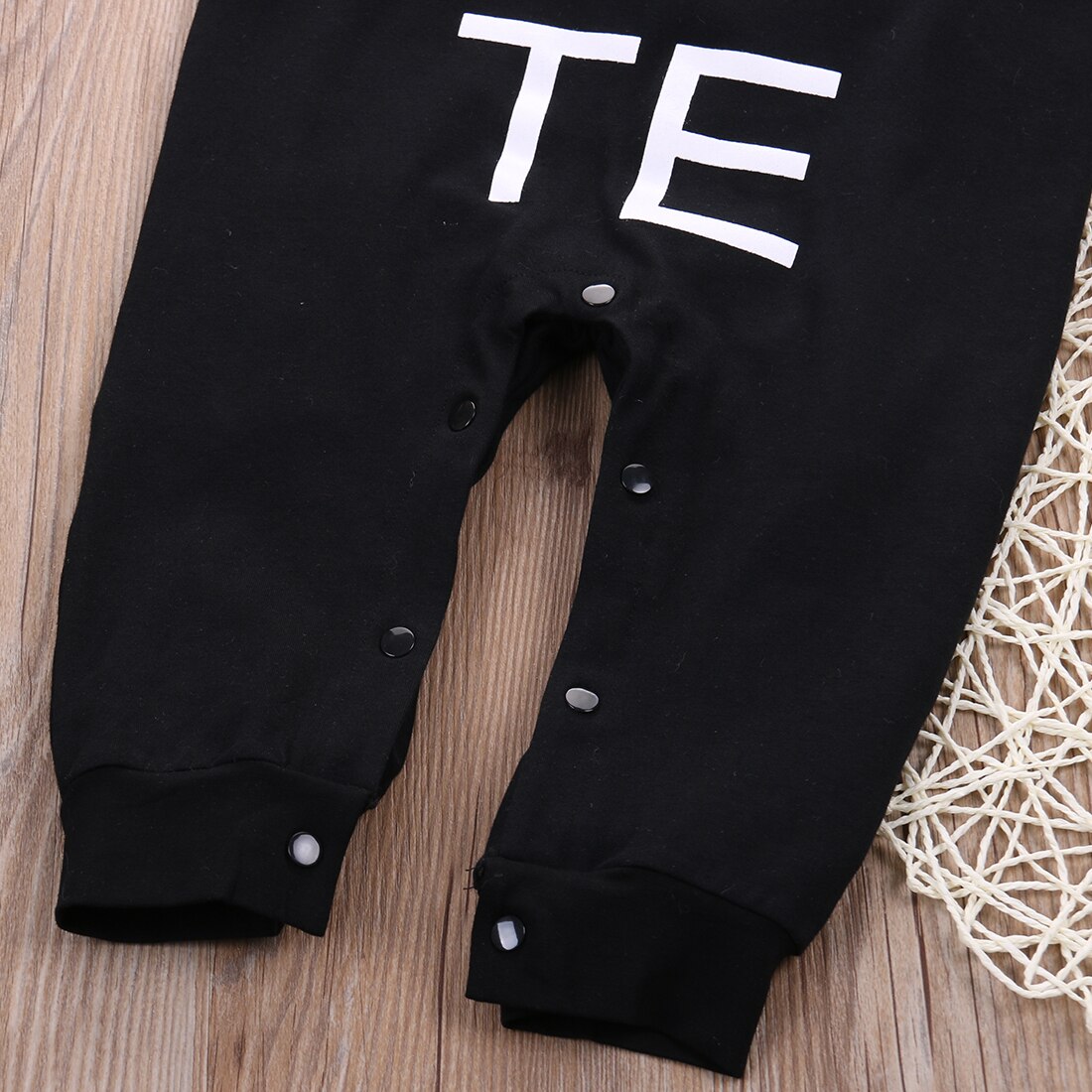 Hi Hi Baby Store Cute Newborn Baby Boys Girls Warm Letter Print Short sleeve Cotton Romper