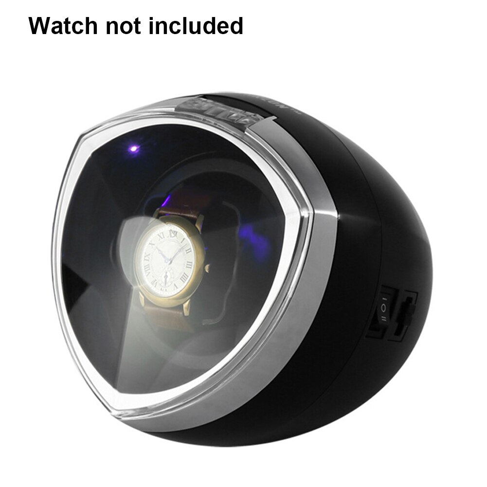 Modern Home Box Accessories Multi-function Single With Quiet Motor 4 Rotation Modes LED Light Automatic Watch Winder