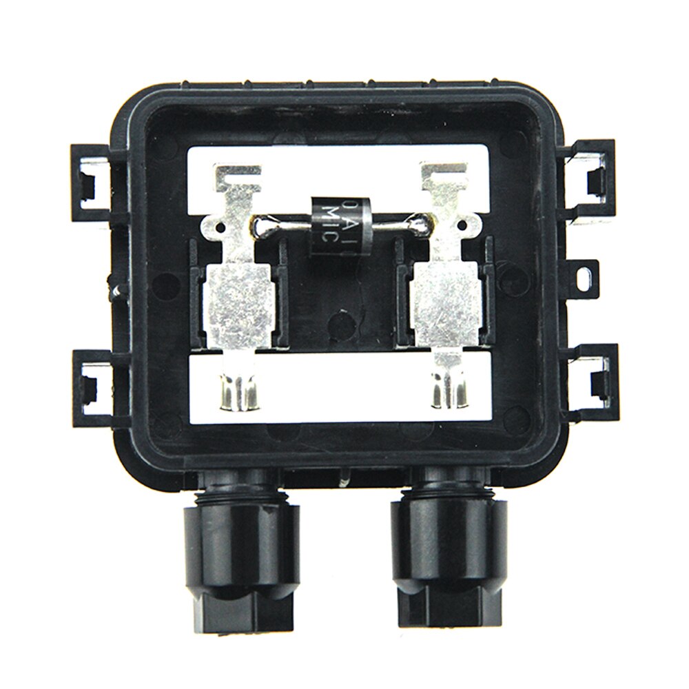 10 Pcs PPO Solar Panel Junction Box 10W-50W Waterproof IP65 For Wire Connection