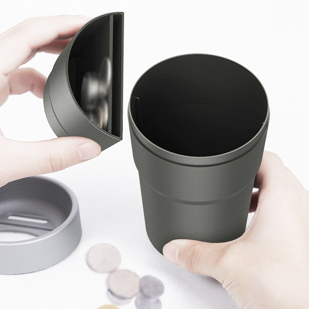 Car Trash Organzier Bucket Storage Bucket Tissues Box Coin Collector Card Slot Garbage Can Holder Trash Bin Garbage Bag