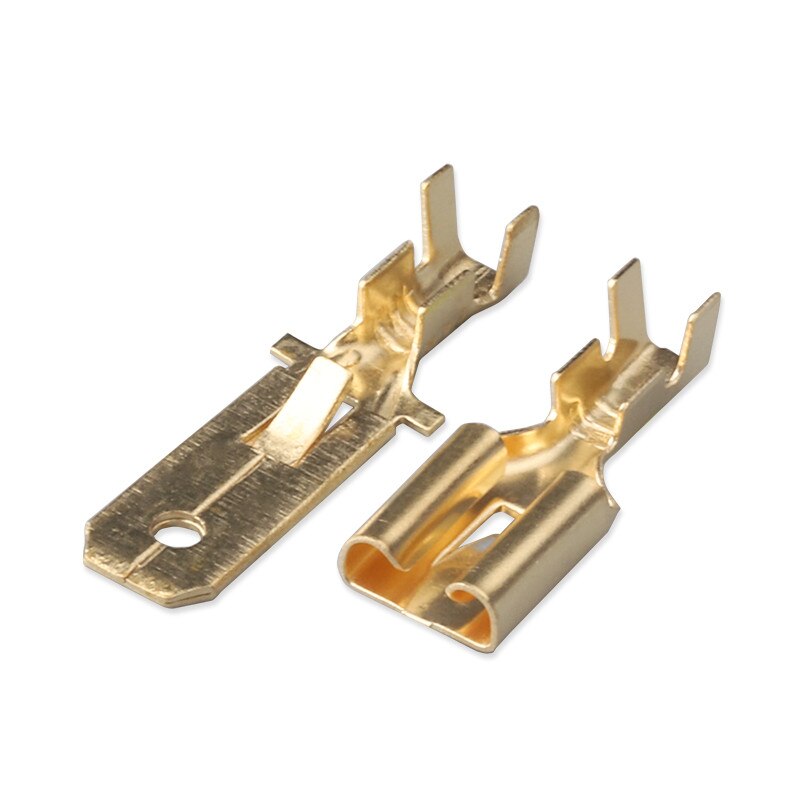 100 Sets 6 Pin 6.3 Series PA66 Female And Male Electric Plug Connector DJ7062-6.3-11 DJ7062-6.3-21