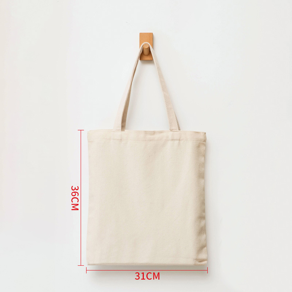 Große Kapazität Segeltuch Schulterhandtasche Falten umweltfreundliche Baumwoll-Tragetaschen Wiederverwendbare DIY-Umhängetasche Einkaufstasche Beige Weiß: Lavendel
