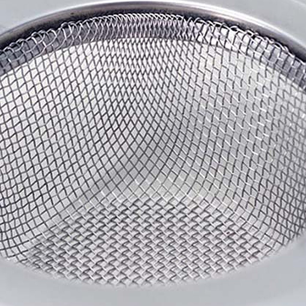 7.5cm rostfria köksfilter diskhoar sil avloppshål fälla metall diskbänk sil bad diskbänk avlopp hårfångare