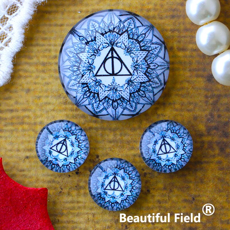 12mm 25mm 14mm 16mm 18mm 20mm szklane kaboszony ze zdjęciami okrągłe Cameo zestaw Handmade ustawienia kamień magia AT1135