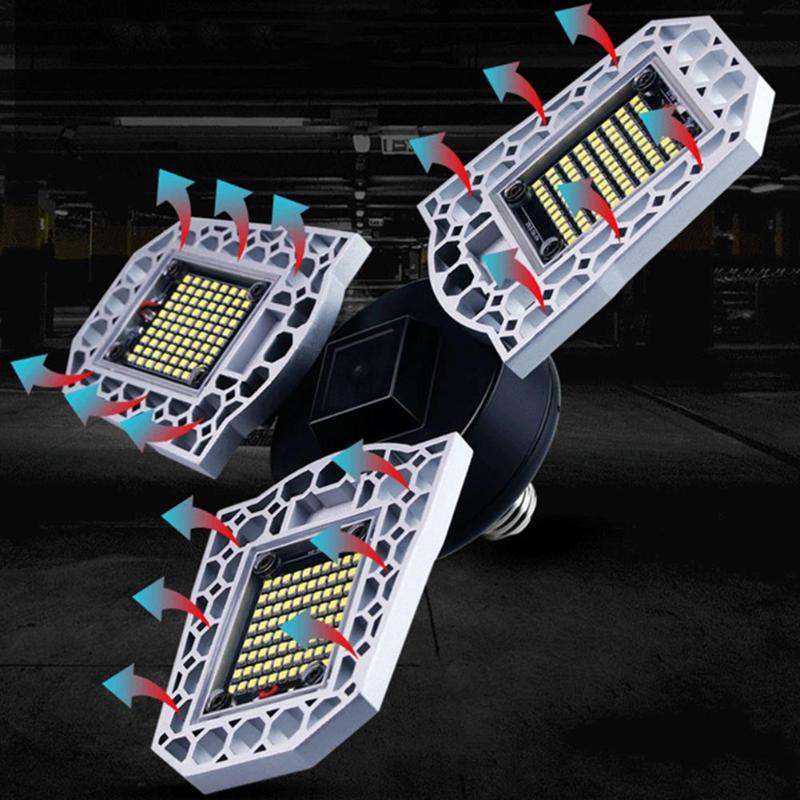 Deformable UFO Industrial Light E27E26 LED Light 60 45W Suitable for Workshop Parking Stadium Warehouse Light LED Garage Light