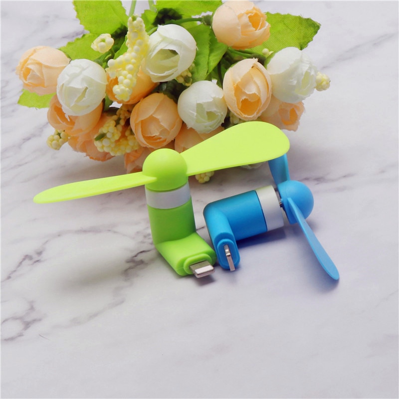 Micro USB Fan Flexible Mini Fans Cooler Cellphone Hand Fan for Samsung Xiaomi Android Phone Fan for iPhone 5 6 6s 7 Plus 8 X XR