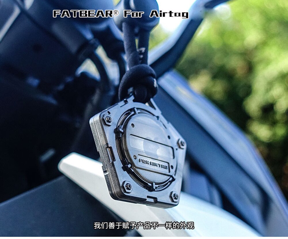 Vet Beer Outdoor Beschermende Shell Skin Case Cover Voor Apple Airtag Airtags Anti-verloren Apparaat Accessoires