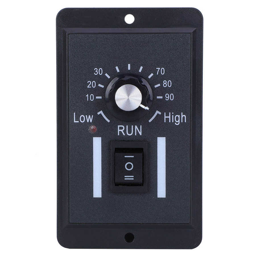 Motor Speed Controller Rate Reduction DC Switch 6A Short-Circuit Protection for 12V / 24V / 36V / 48V Motor Controller
