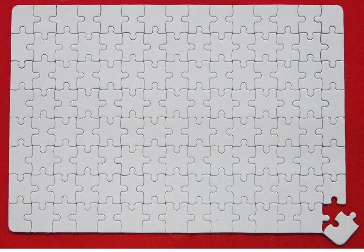 Puzzle vierge de Sublimation A4, 10 pièces/lot, , bricolage, artisanat, transfert d'encre
