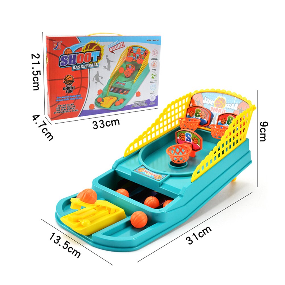 Mini Schreibtisch-Basketball-Spiel Tabletop Schießen Spielzeug Interaktive Familie Party Spiele Pädagogisches Spielzeug Für freundlicher Und Erwachsene