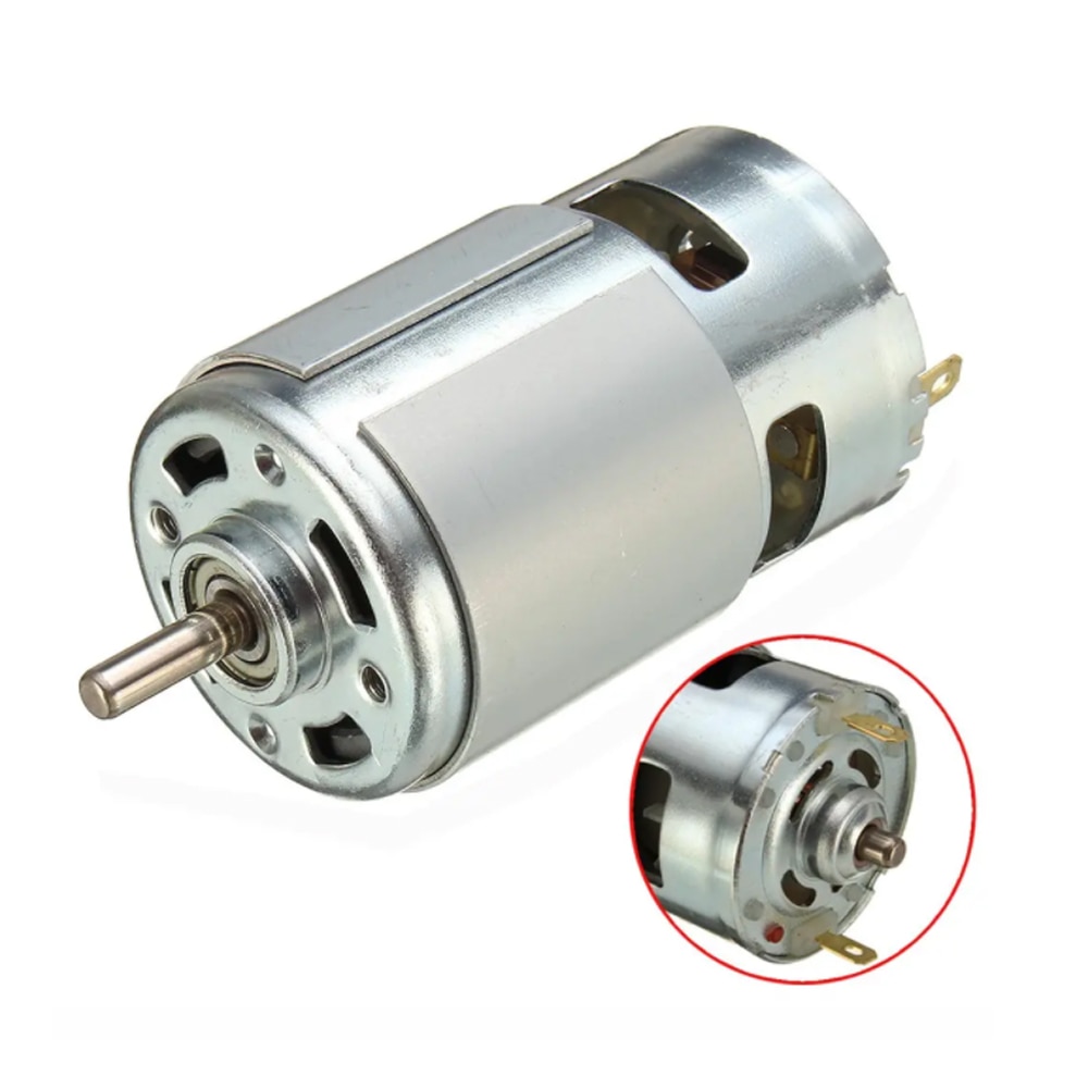 775 dc motorer  dc 12v-36v 3500--9000 rpm kulelager stort dreiemoment høy effekt lavt støynivå elektronisk komponentmotor