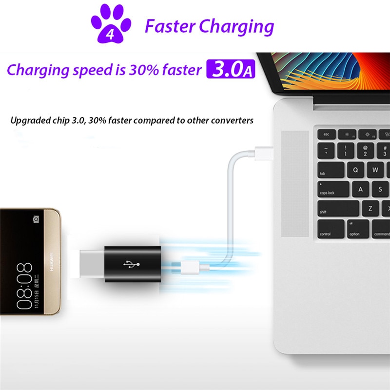 2X Cavo Dati USB Tipo C USB-C Cavo Di Ricarica Dati Per Blackview A80