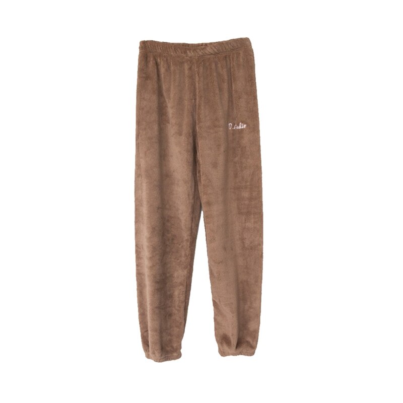 HEFLASHOR majtki domowe dla dzieci zimowe polarowe spodnie piżamy spodnie od piżamy salon nosić dzieci śpiące spodnie Homewear ciepłe spodnie: Khai