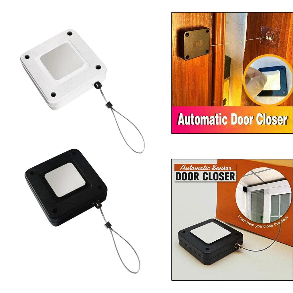 Punch-Free Automatic Sensor Door Closer, Automatic Door Closer for All Door