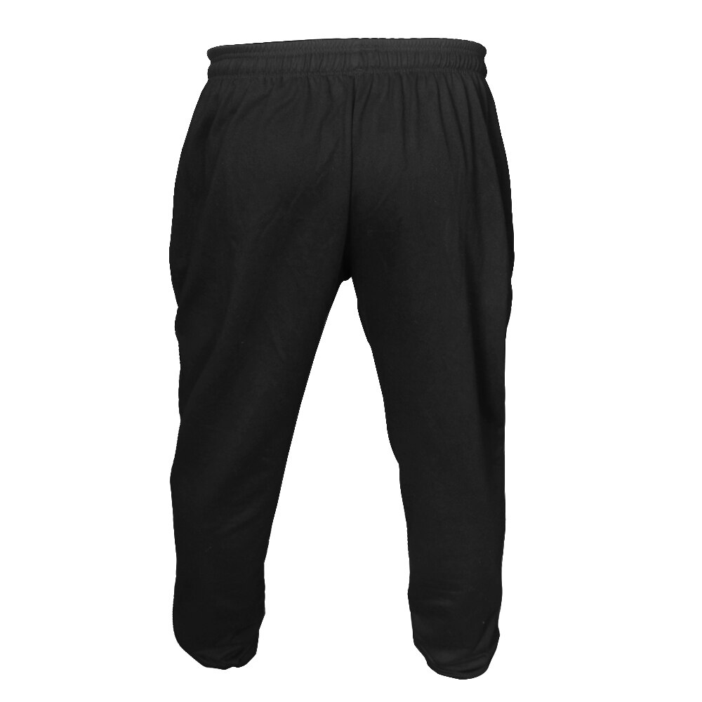 Pantalones de gimnasio para hombre culturismo entrenamiento Fitness ejercicio Slim Fit pantalones de algodón bolsillos gris negro ropa músculo vivo