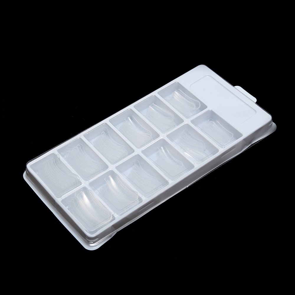 Shellhard 120 Stks/doos Professionele Clear Dual Systeem Nail Forms Vinger Extension 12 Maten Nail Forms Mold Model Valse Nail Tips
