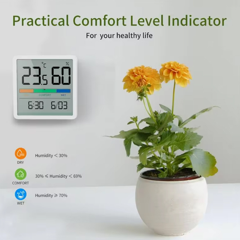 Digital Home Indoor Temperature Humidity Meter LCD Digital Thermometer Hygrometer Sensor Gauge Weather Station