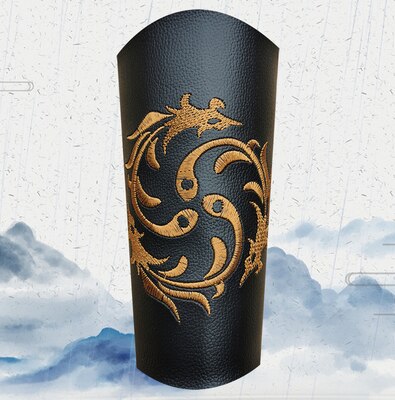 Ancient Hanfu Bracer Men's Hat Flat Top Eaves Hat Chinese Ming Dynasty Cosplay Accessories Hanfu Hat Bracer Armguards For Men: Style R
