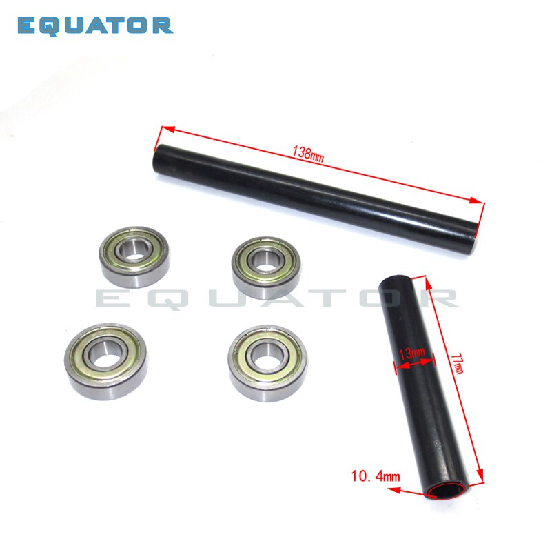 mini moto pocket bike Aluminum Wheel 110/50-6.5 and 90/65-6.5 front and rear Hub for pocket bike 47cc 49cc: bearing spacer