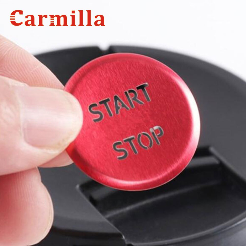 2 Pz/impostato auto Arresto di Inizio del Motore Accessori per Lo messa in piega di Accensione spingere Anelli di Copertura di Caso per Peugeot 5008 3008 408 508l 2008 308 4008