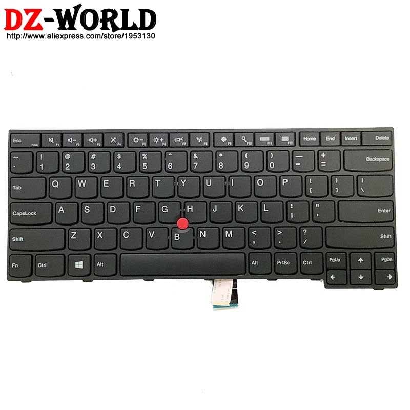 teclado Inglés para Lenovo Thinkpad E450 E450C E455 E460 E465 Laptop 04X6181