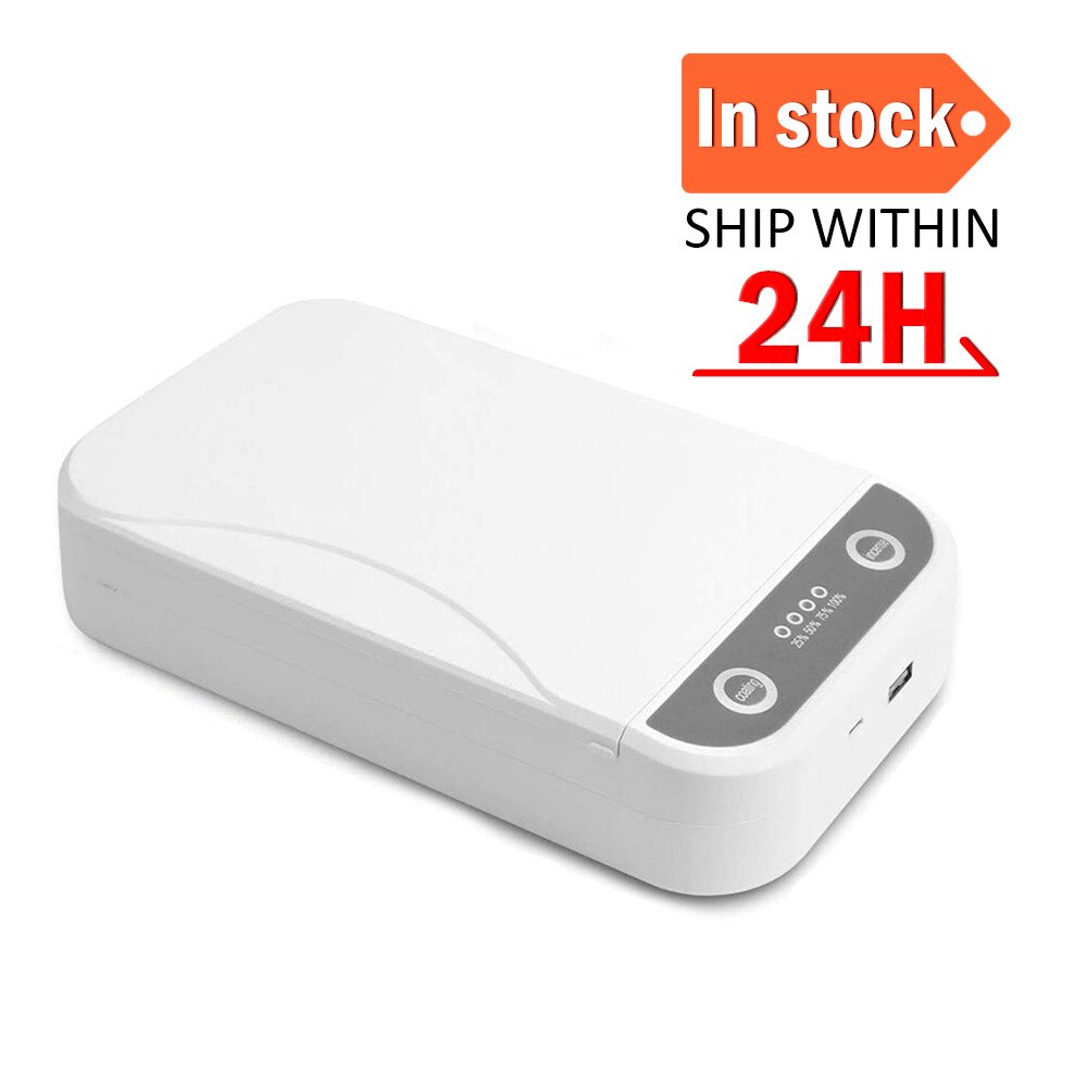 Le plus désinfecteur Ultraviolet portatif de Double boîte de désinfection UV pour l'hygiène de sécurité de stérilisateur de téléphone bonne Performance de cachetage: WHITE