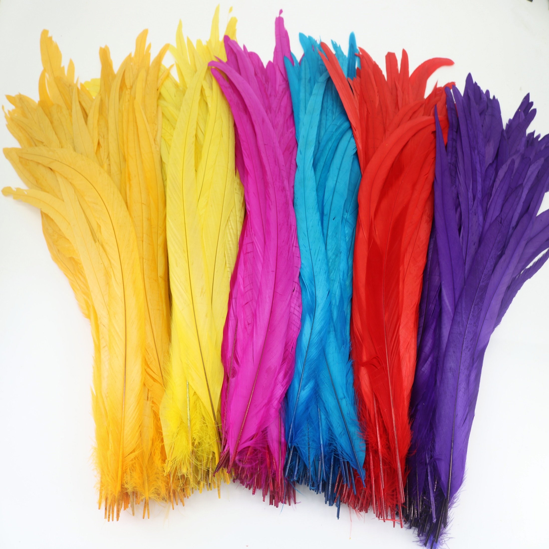 50 teile/los Hahnenfedern Karneval Federn für Dekoration 25-40 cm und Zubehör für sterben Tisch NäHenne Hühnerfedern Kleid
