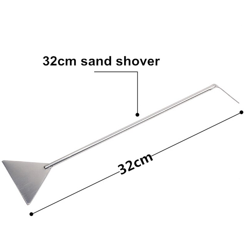 1pc akvarium pincett sax shover rengörare eller rengöringsverktyg förvaring hållare akvarium vatten växt verktyg akvarium tillbehör: Sand shover