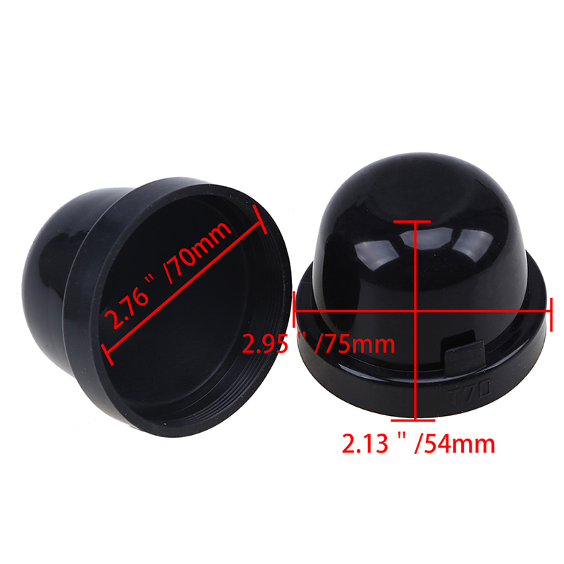 POSSBAY HID LED Koplamp Auto Stofkap Rubber Waterdicht Stofdicht Afdichting Koplamp Cover Cap 55/66/70/ 76/80/85/90/93/98/105mm